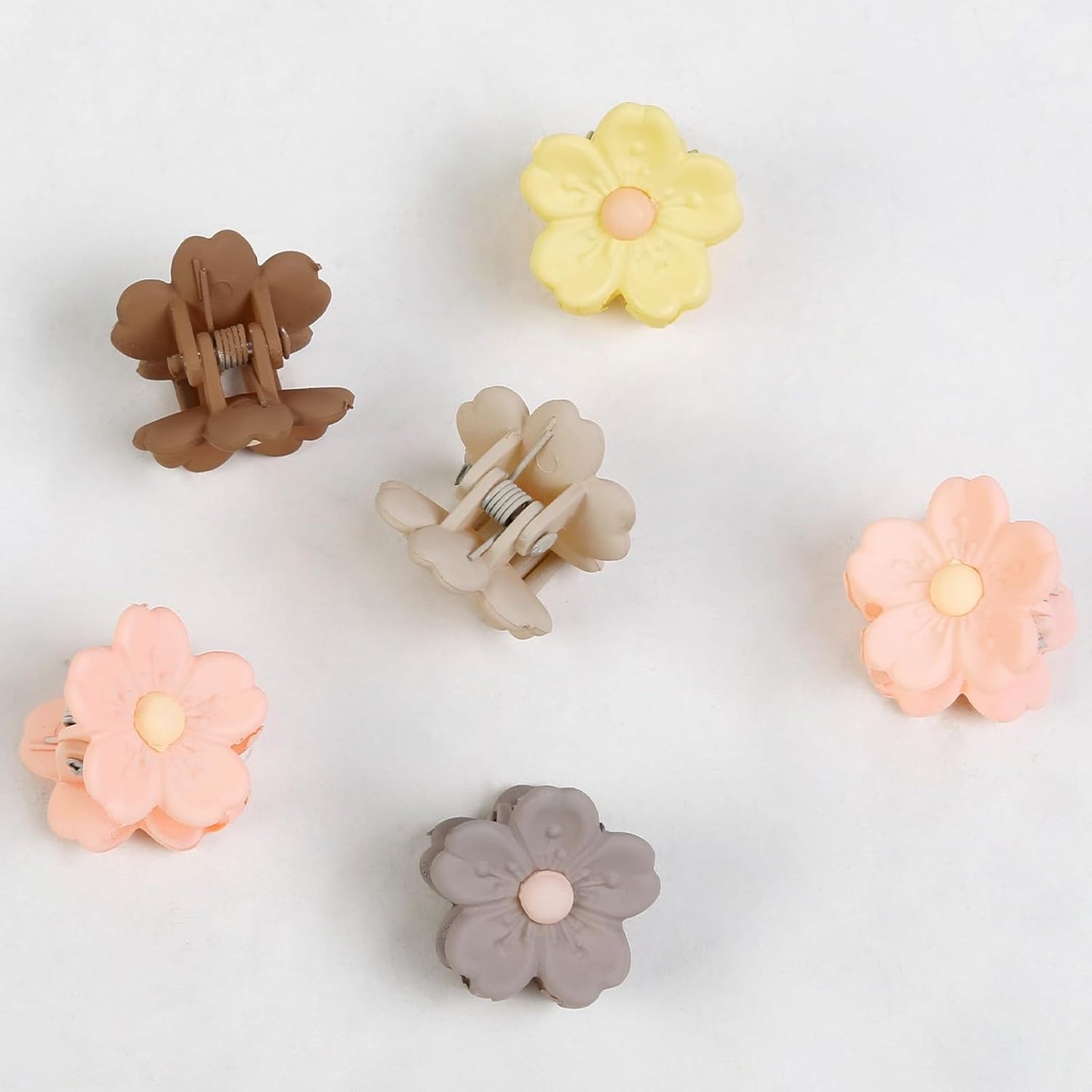 Mini hairclips de girasoles